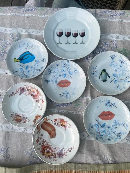Wandbordjes of bordje met een twist!, Antiek en Kunst, Antiek | Servies los, Ophalen of Verzenden