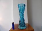 Sixties grote Vaas, Ingrid Glass blauw, Ophalen of Verzenden