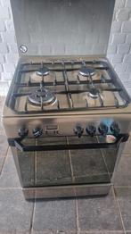 Gasfornuis Indesit met elektrische oven hetelucht oven, Ophalen of Verzenden