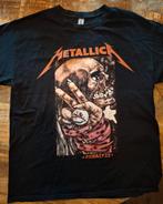 Metallica tour shirt, metal, Iron maiden, Ophalen of Verzenden, Zo goed als nieuw, Maat 52/54 (L), Zwart