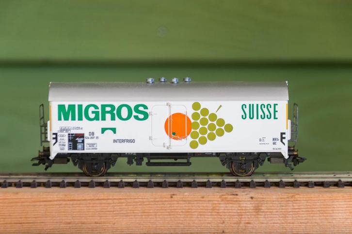 Märklin 48150 koelwagen Migros SBB, Hobby en Vrije tijd, Modeltreinen | H0, Zo goed als nieuw, Wagon, Wisselstroom, Märklin, Ophalen of Verzenden
