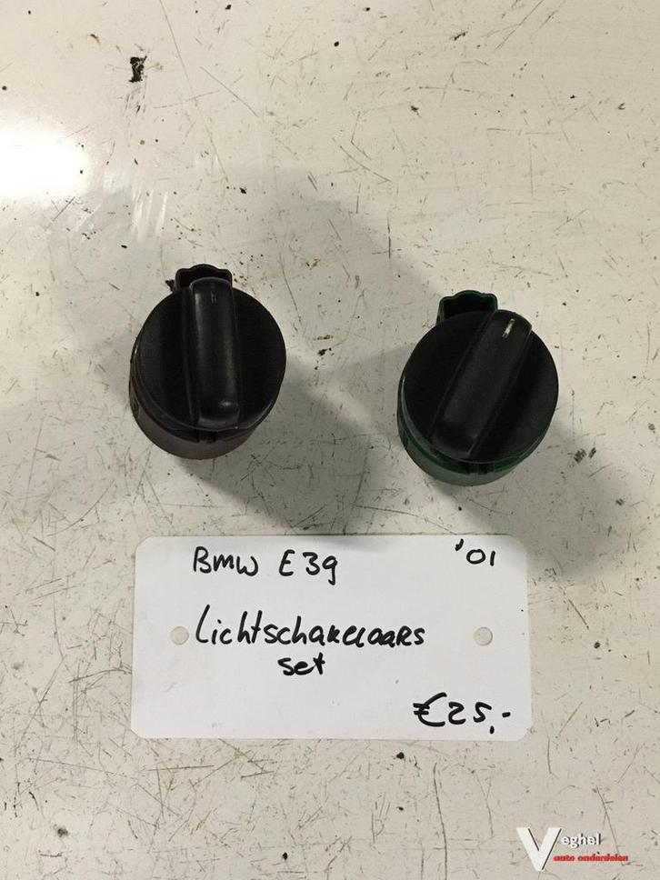 BMW E39 2001 Lichtschakelaar set van 2, Auto-onderdelen, Dashboard en Schakelaars, Gebruikt, Ophalen of Verzenden