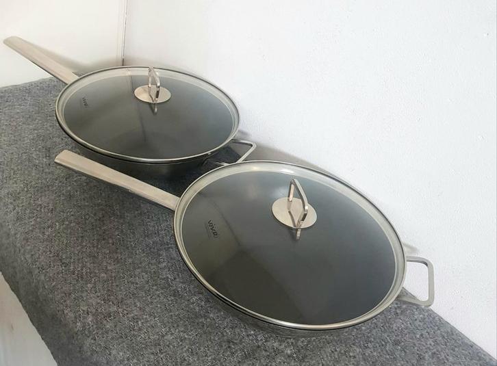 Twee Wokpan merk Vivo by Villeroy & Boch Wok pan met glazen, Huis en Inrichting, Keuken | Potten en Pannen, Zo goed als nieuw
