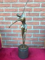 groot modern bronzen beeld van een danser, 57 cm, Antiek en Kunst, Ophalen of Verzenden