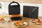 Tosti-ijzer  4 in 1 voor Tosti, Donuts, Wafels en Grillen. S, Huis en Inrichting, Keuken | Keukenbenodigdheden, Nieuw, Ophalen of Verzenden