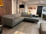 Rolf Benz linea hoekbank ploegstof kust 74, Ophalen, 250 tot 300 cm, Hoekbank, 75 tot 100 cm