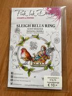 Pink ink design A5 stempel set sleighbells ring, Clearstamp, Ophalen of Verzenden, Zo goed als nieuw