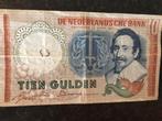 10 gulden biljet 1953 Hugo de Groot, Postzegels en Munten, Bankbiljetten | Nederland, Ophalen of Verzenden, 10 gulden, Los biljet
