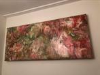 Canvas flamingo roze, Antiek en Kunst, Kunst | Schilderijen | Abstract, Ophalen of Verzenden