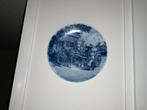 Vintage Wandbord met Paard en Wagen Delft blauw handgemaakt, Antiek en Kunst, Antiek | Wandborden en Tegels, Ophalen