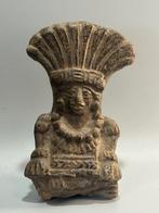pre-Columbiaans terracotta beeldje, Maya., Ophalen of Verzenden