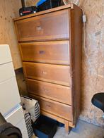ER Staverton vintage antieken eiken kleppenkast uit 1961!, Ophalen, Gebruikt, 5 laden of meer, 50 tot 100 cm