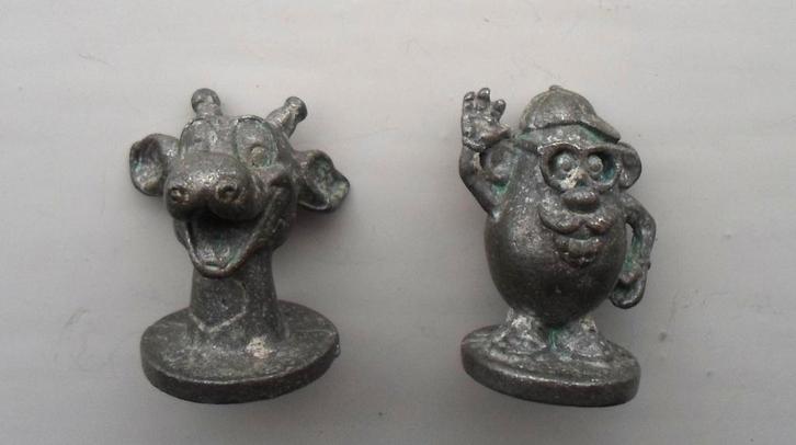 Oude Monopolystukjes. Mr. Potatohead/Giraffekop. 5 euro p.s., Verzamelen, Speelgoed, Gebruikt, Ophalen of Verzenden