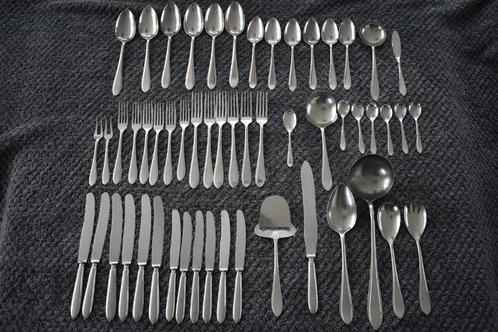 Gero Zilmeta Puntfilet nr 718 bestek voor 6 personen, Antiek en Kunst, Antiek | Bestek, Ophalen of Verzenden