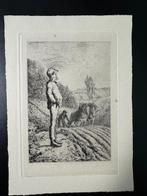 Ets van kunstenaar Lambert Jacquelart, Ophalen of Verzenden