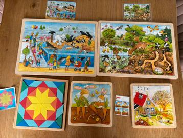 Verschillende, mooie puzzels van Goki (48, 96, 2 met lagen) beschikbaar voor biedingen