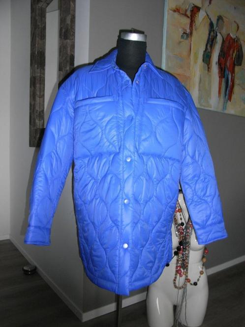 kobaltblauwe halflange jas/coat mt 34 valt echt als mt 36/38, Kleding | Dames, Jassen | Zomer, Nieuw, Maat 38/40 (M), Blauw, Ophalen of Verzenden