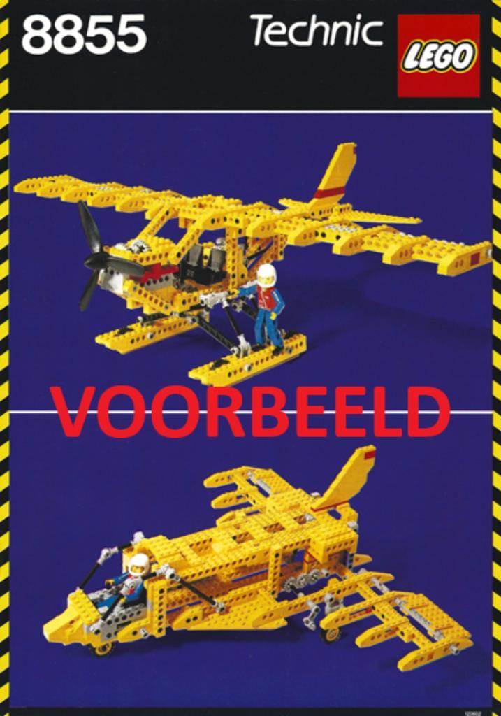 LEGO 8855 Prop Plane, Kinderen en Baby's, Speelgoed | Duplo en Lego, Gebruikt, Lego, Complete set, Ophalen of Verzenden