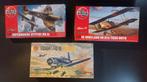 Airfix 1/72 Spitfire, Tiger Moth en F4U  Corsair, Hobby en Vrije tijd, Modelbouw | Vliegtuigen en Helikopters, Verzenden, 1:72 tot 1:144