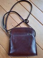 H.J. de Rooy tas bruin leer, Sieraden, Tassen en Uiterlijk, Tassen | Damestassen, Ophalen of Verzenden, Bruin, Handtas