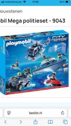 Playmobil Mega Politieset 9043, Kinderen en Baby's, Speelgoed | Playmobil, Ophalen of Verzenden, Zo goed als nieuw, Complete set