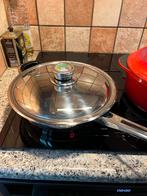 Koekenpan van Solingen Bachmayr afm boven kant:28cm, Ophalen of Verzenden, Zo goed als nieuw, Gietijzer, Koekenpan of Braadpan
