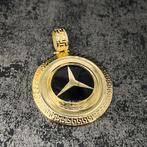 14k gouden hanger Mercedes groot model, Sieraden, Tassen en Uiterlijk, Kettinghangers, Ophalen of Verzenden, Zo goed als nieuw