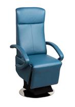 Prachtige leren welness relax fitform sta op stoel, Ophalen of Verzenden, Zo goed als nieuw, Metaal, 50 tot 75 cm