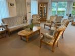 Complete zithoek, gepatineerd eiken, Huis en Inrichting, Ophalen, Gebruikt, Hout, Klassiek, gepatineerd eiken