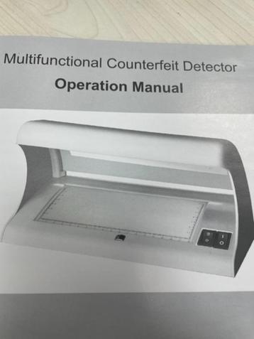 Vals geld detector nieuw. beschikbaar voor biedingen
