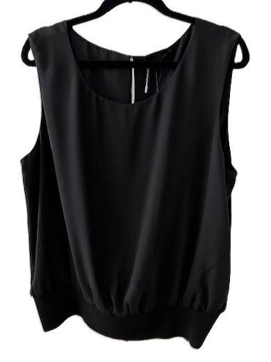 NIEUW Claudia Strater top zwart 44, Kleding | Dames, Tops, Nieuw, Maat 42/44 (L), Zwart, Zonder mouw, Verzenden