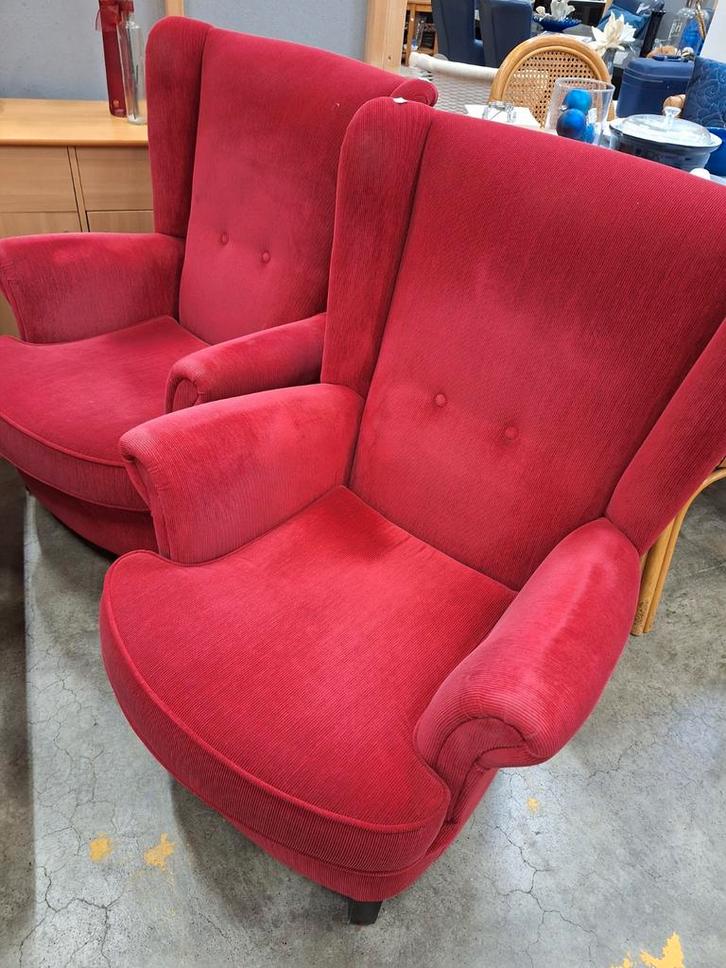 Fauteuils 2 stuks WD nr 313, Antiek en Kunst, Antiek | Meubels | Bedden, Ophalen