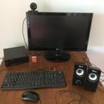 ASRock Ion 3D 152D compleet set met boxjes webcam muis etc., Ophalen of Verzenden, Minder dan 4 GB, Met monitor, Zo goed als nieuw