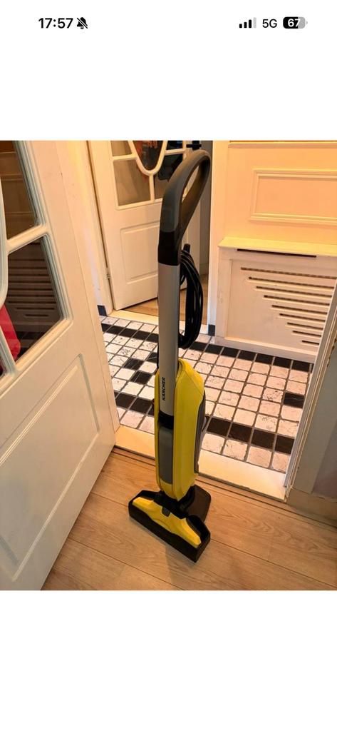 Karcher dweilmachine, Huis en Inrichting, Schoonmaakartikelen, Ophalen of Verzenden, Mop of Dweil