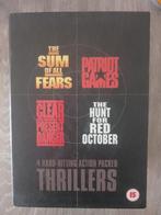 DVD box Tom Clancy thrillers Sum of all Fears, Patriot Games, Vanaf 12 jaar, Ophalen of Verzenden, Zo goed als nieuw