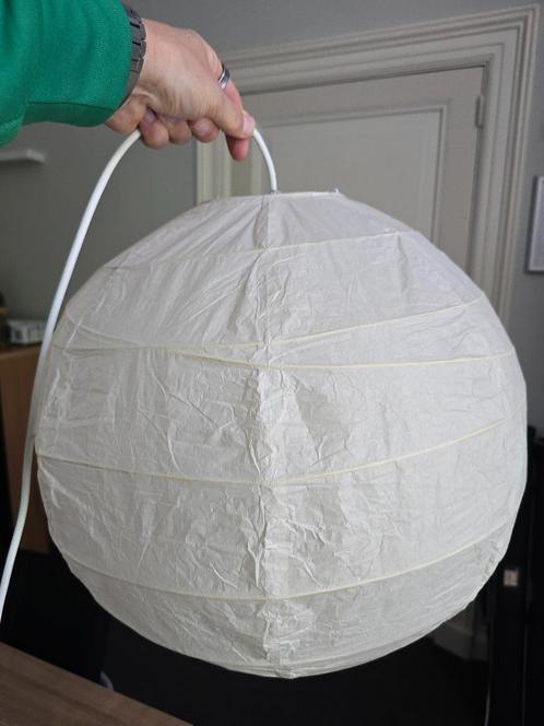 6x Noguchi lampen rijstpapier inclusief lichtbron, Huis en Inrichting, Lampen | Hanglampen, Gebruikt, Minder dan 50 cm, Overige materialen