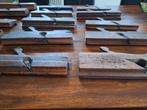 Collectie Oude Houten Schaven, Antiek en Kunst, Antiek | Gereedschap en Instrumenten, Ophalen of Verzenden