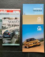 Volvo documentenmap en Volvo S60 brochure met prijslijst, Gelezen, Ophalen of Verzenden, Volvo