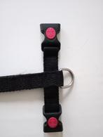 Hondentuig zwart met zekerheidssluiting formaat Heidewachtel, Ophalen of Verzenden, Zo goed als nieuw