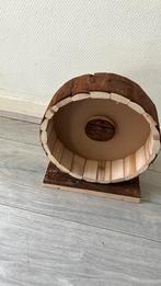 Hamstermolen hout, Dieren en Toebehoren, Ophalen, Zo goed als nieuw, Loopwiel of Rad