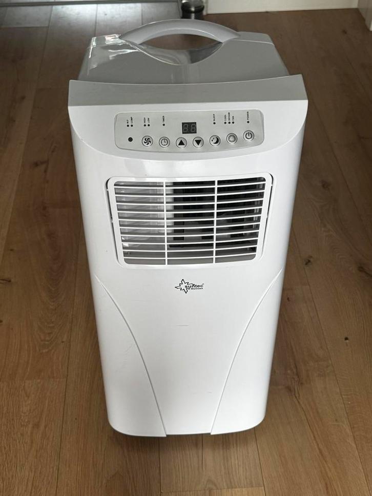 Suntec mobiele airco inclusief hoomee raam afdichting, Witgoed en Apparatuur, Airco's, Zo goed als nieuw, Mobiele airco, Minder dan 60 m³