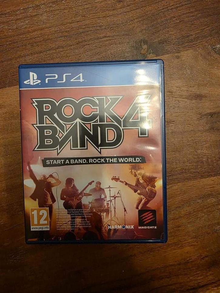 Rock Band 4 + Gitaren, Drumstel & Microfoons (Defect), Spelcomputers en Games, Spelcomputers | Sony PlayStation 4, Gebruikt, Pro