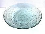 Fruitschaal van glas met druppel effect., Ophalen, Schaal, ., Rond