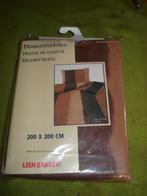 dekbed overtrek  Nieuw  200 x 200, Bruin, Dekbedovertrek, Ophalen of Verzenden, Nieuw