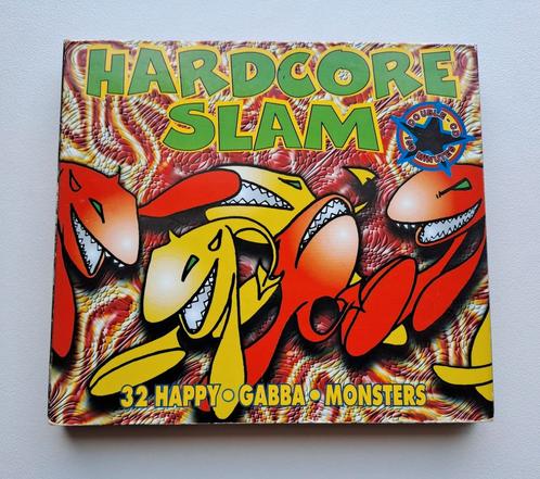Hardcore Slam (32 Happy Gabba Monsters) 2xCD, Cd's en Dvd's, Cd's | Dance en House, Gebruikt, Overige genres, Ophalen of Verzenden