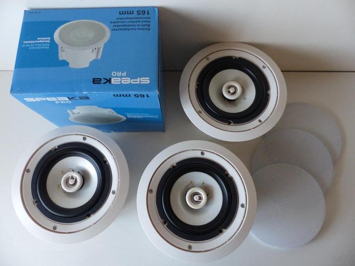 4 SpeaKa Professional 165 MM Inbouwluidspreker (80 W), Audio, Tv en Foto, Luidsprekers, Gebruikt, Overige typen, 60 tot 120 watt