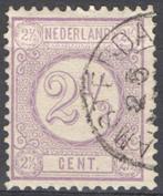 Nederland NVPH nr 33 gestempeld Cijfer 1876, Verzenden, T/m 1940, Gestempeld