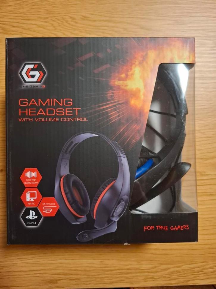 Headset Gembird GHS-05-R, Audio, Tv en Foto, Koptelefoons, Zo goed als nieuw, Op oor (supra aural), Overige merken, Ophalen of Verzenden