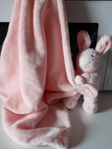 Jellycat London baby blanket knuffel dekentje konijn  beschikbaar voor biedingen