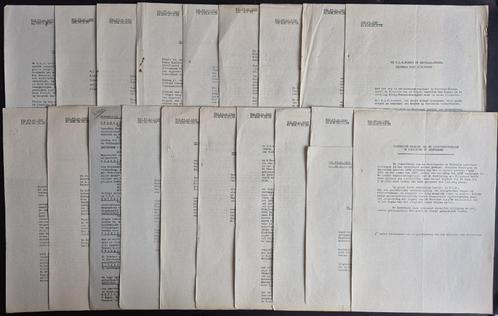 20 KLM persberichten uit 1938, nr. 1207 t/m 1256, Verzamelen, Luchtvaart en Vliegtuigspotten, Gebruikt, Boek of Tijdschrift, Ophalen of Verzenden